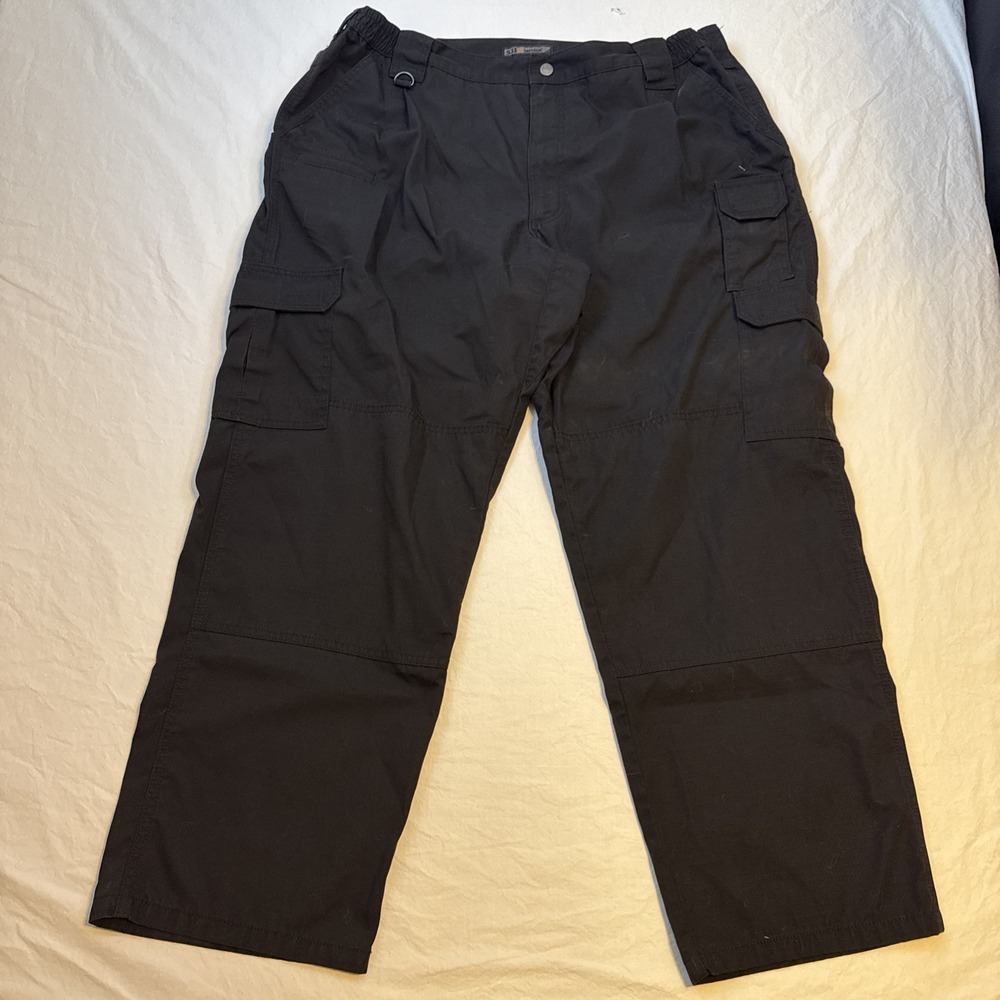 5.11 511 Tactical Black Cargo Pants Size 42/30 Style 74273